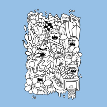 Doodle - KONE - Ethan Koning - Kids Youth T shirt Design