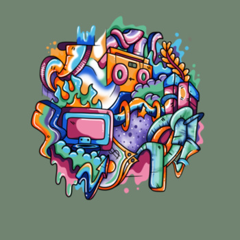 Doodle Candy - KONE - Ethan Koning - Kids Youth T shirt Design