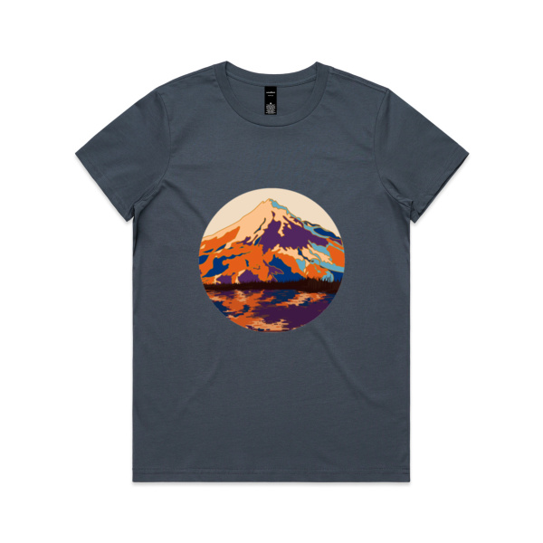 Mt Taranaki x Hannah Hitchcock - Womens Maple Tee Thumbnail