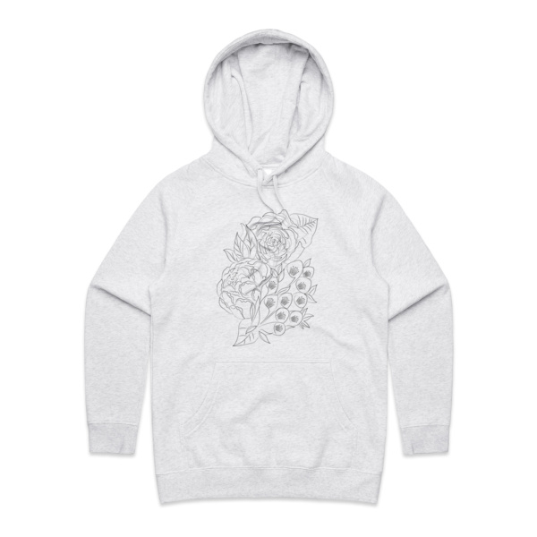 Botanicals - Black - Sukena Shah - Womens Supply Hood Thumbnail