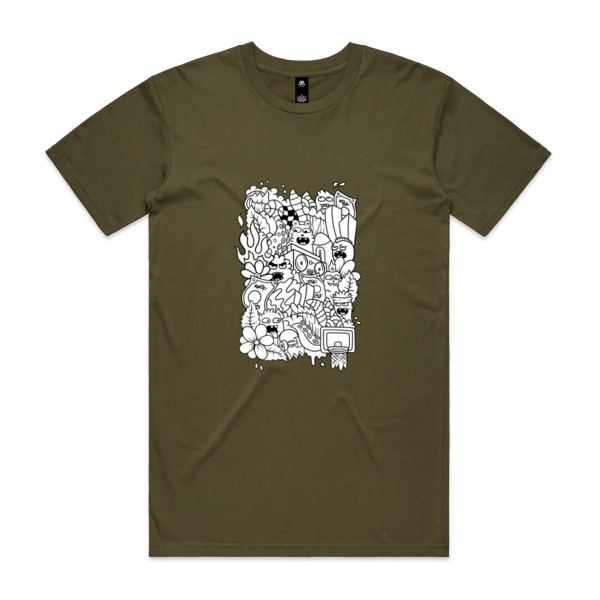Doodle - KONE - Ethan Koning - Mens Staple T shirt Thumbnail