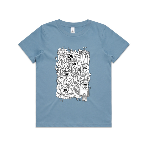 Doodle - KONE - Ethan Koning - Kids Youth T shirt Thumbnail