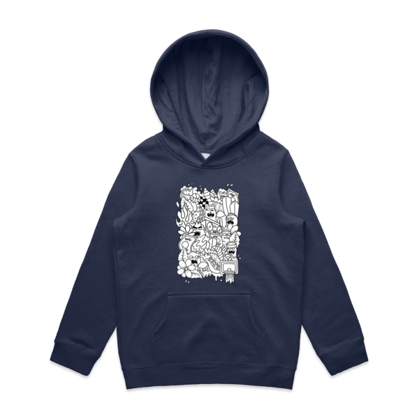 Doodle - KONE - Ethan Koning - Kids Supply Hoodie Thumbnail
