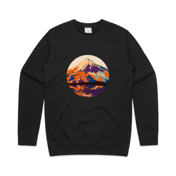 Mt Taranaki x Hannah Hitchcock - AS Colour Mens Premium Crew Thumbnail